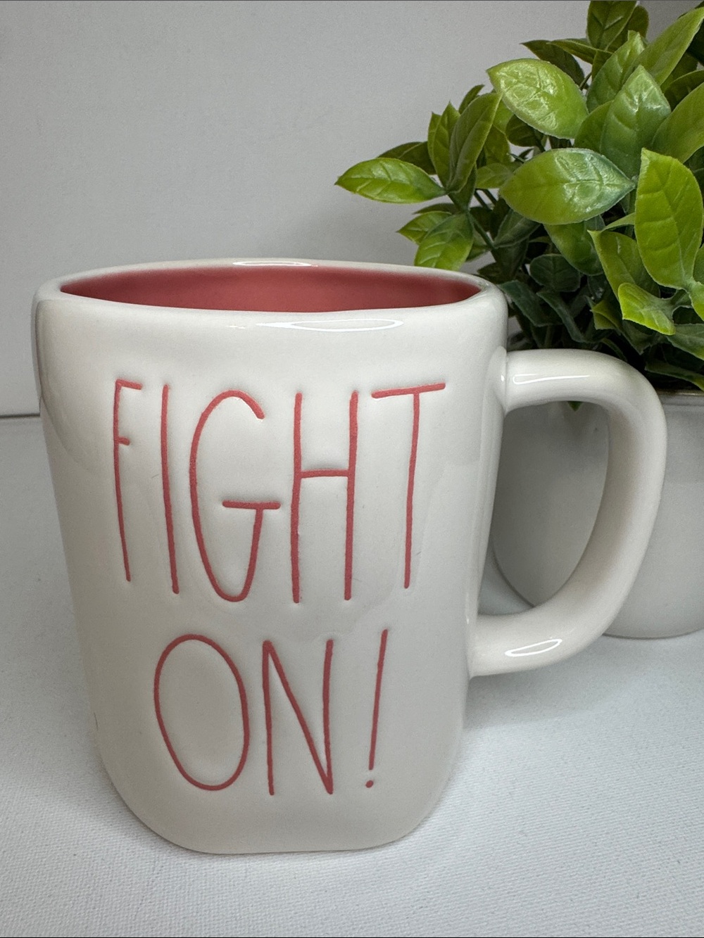 Rae Dunn FIGHT ON! Coffee Mug